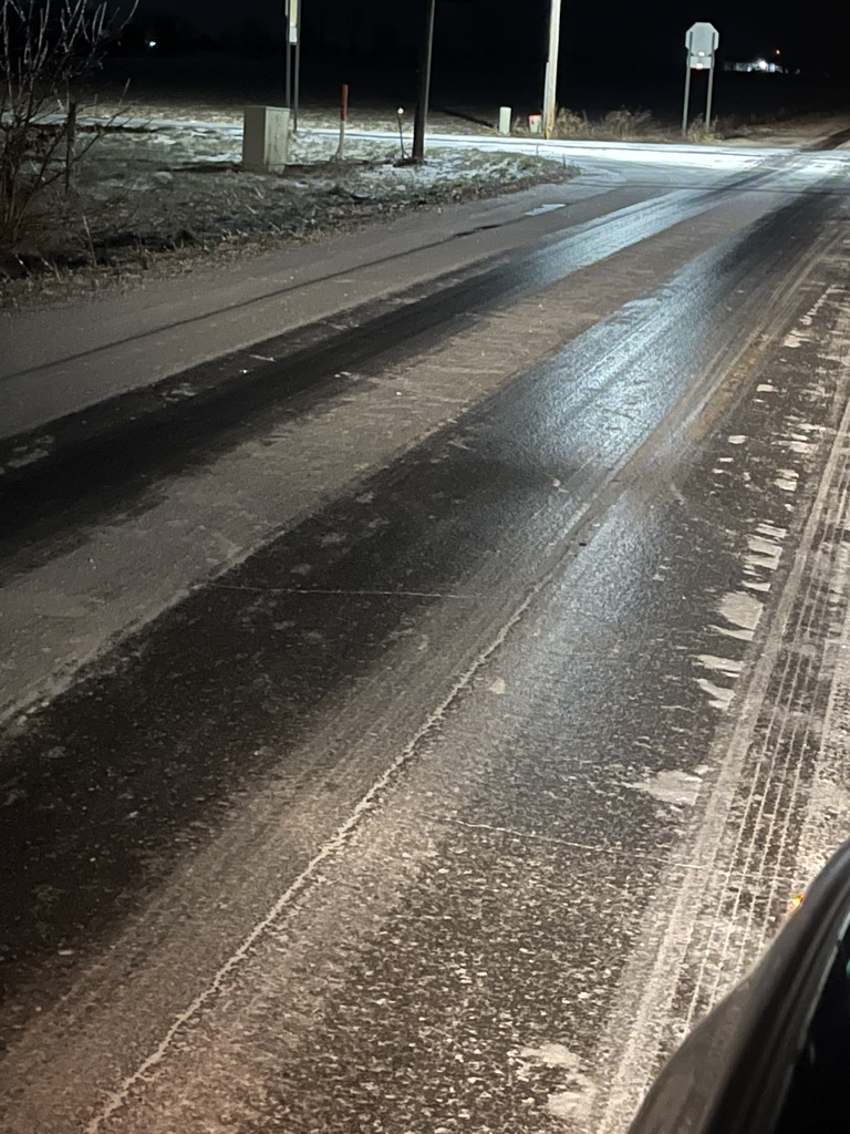 icy roads!